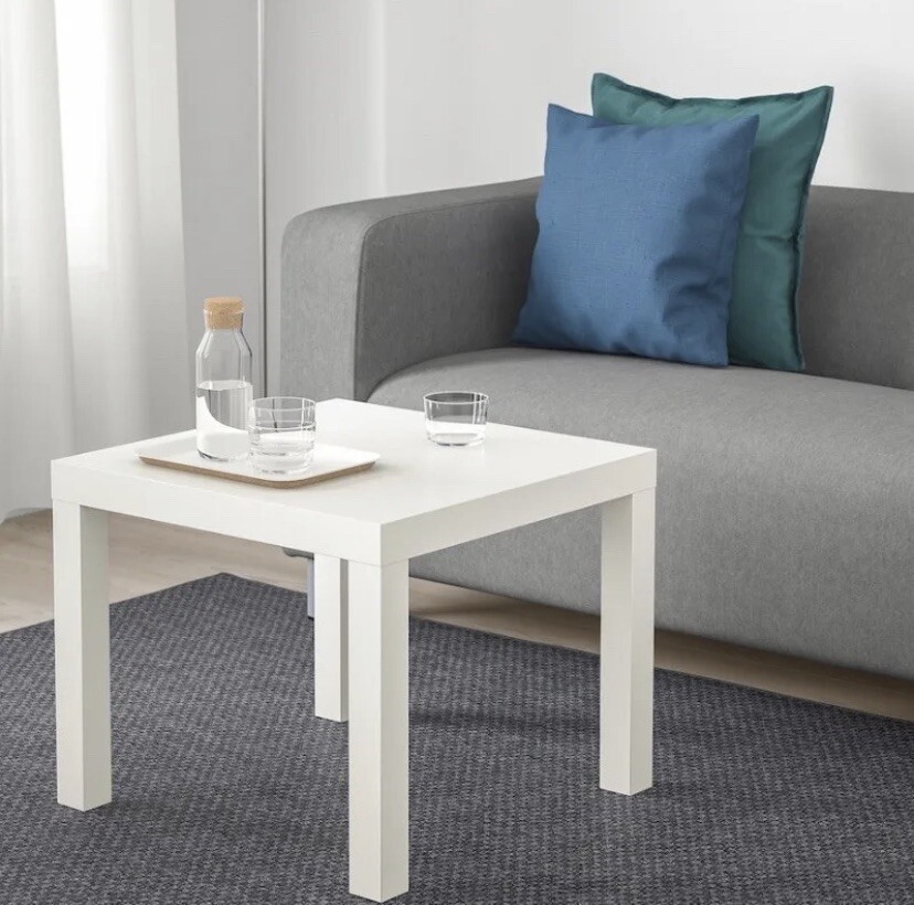 IKEA Lack Coffee Side Table Home Office Furniture 55 x 55cm White eBay