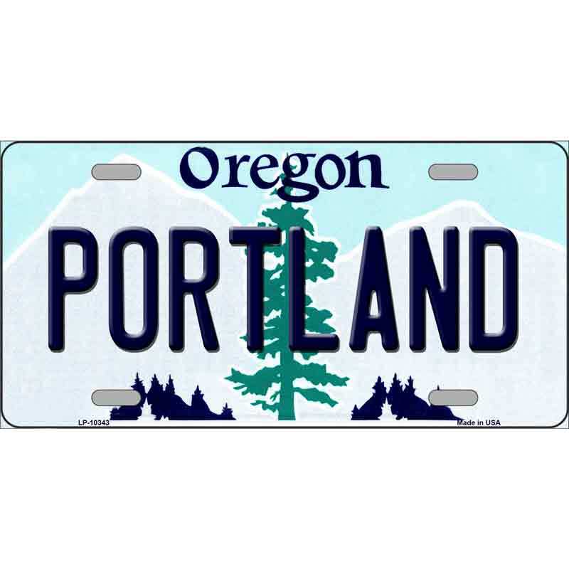 Portland Oregon Metal Novelty License Plate Tag LP10343 eBay