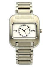 D&G Dolce and Gabbana DW0226 Game Over Stainless Steel Brushed Metal Watch