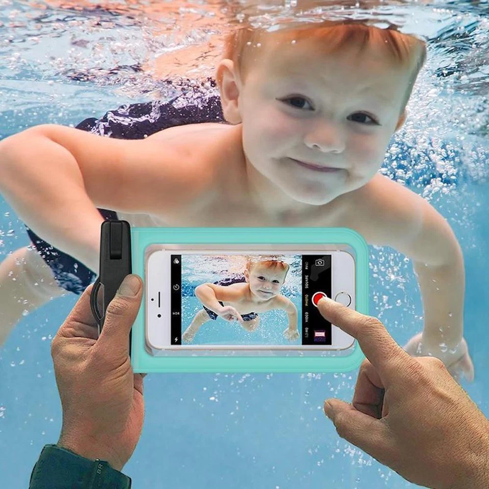 Waterproof case bag Pouch universal Phone for iPhone 4 5s 6 plus 7 8 X Samsung - Image 2 of 4