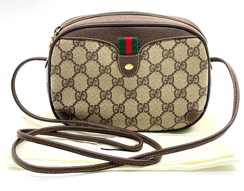 echt Gucci GG Supreme Sherry Line Leder 136.02 Schultertasche GPJ040197