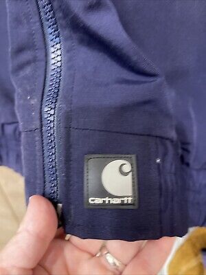 NWOT Carhartt Utility Bomber Jacket XL J73 NVY Navy Blue NWOT Carhartt Utility Bomber Jacket XL J73 NVY Navy Blue