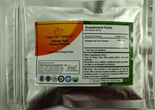 Orange Peel 10:1 Extract Pure Hesperidin Pure & quality Orange Peel PE - Picture 1 of 2