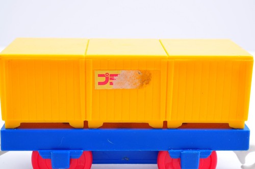 Juego de 3 vagones de carga y tanque japoneses TOMY Plarail usados de Japón - Imagen 9 de 10
