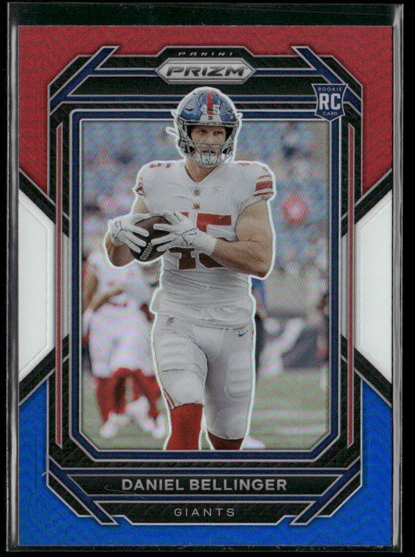 2022 Panini Prizm Red White Blue Prizm #364 - Daniel Bellinger - Giants Rookie!