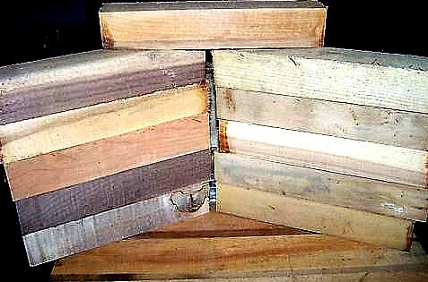 GREEN VALLEY WOOD PRODUCTS TEN (10) VARIOUS SPECIES TURNING BLANKS LATHE WOOD LUMBER LONG 2" X 2" X 12" LOT