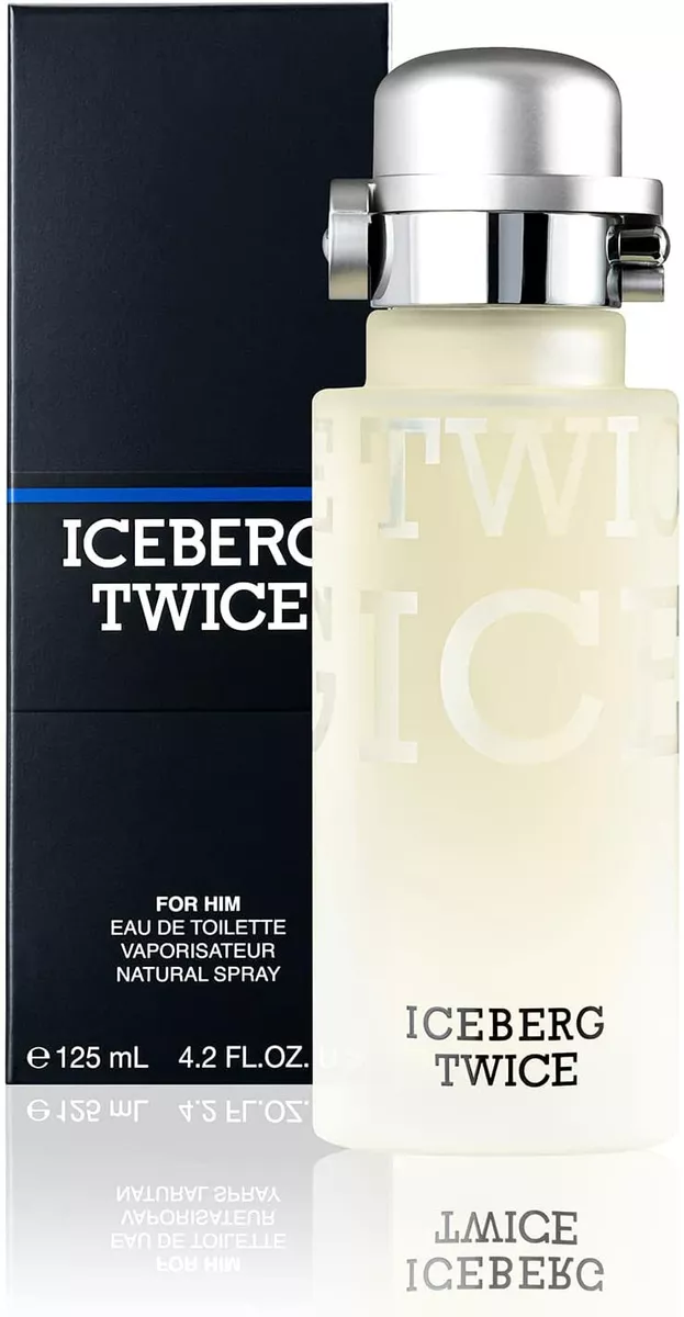 Twice Perfume Package With Pour Man Homme de Eau Spray eBay Iceberg | 4.2oz Toilette