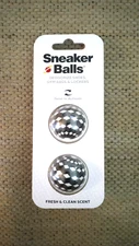 Sneaker Ball "Deodorize Shoes, Gym Bags, Lockers" (Fresh Clean Scent) 2pk ~ NEW
