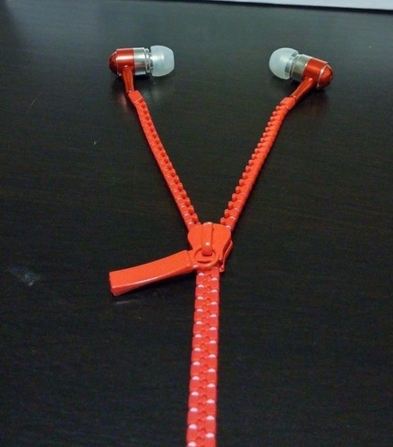 Nuevos Elegantes Auriculares Diseño con Cremallera para Samsung LG Htc Nokia Motorola 3.5mm - Imagen 8 de 46
