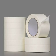 MASKING TAPE WHITE EASY TO USE DECORATING LOW TACK TAPE 24MM-48MM X 50M
