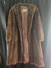 Vintage Fur 3/4 Coat Womens formal jacket