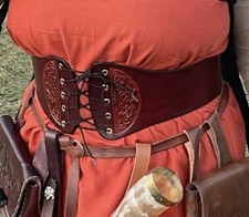 Holy Cow Leather Bodice 38