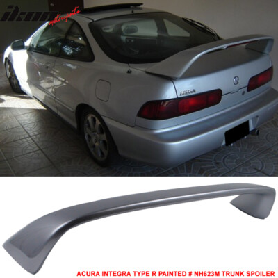 Fits 94-01 Acura Integra DC2 Type R TR Rear Trunk Spoiler Painted #NH623M Silver