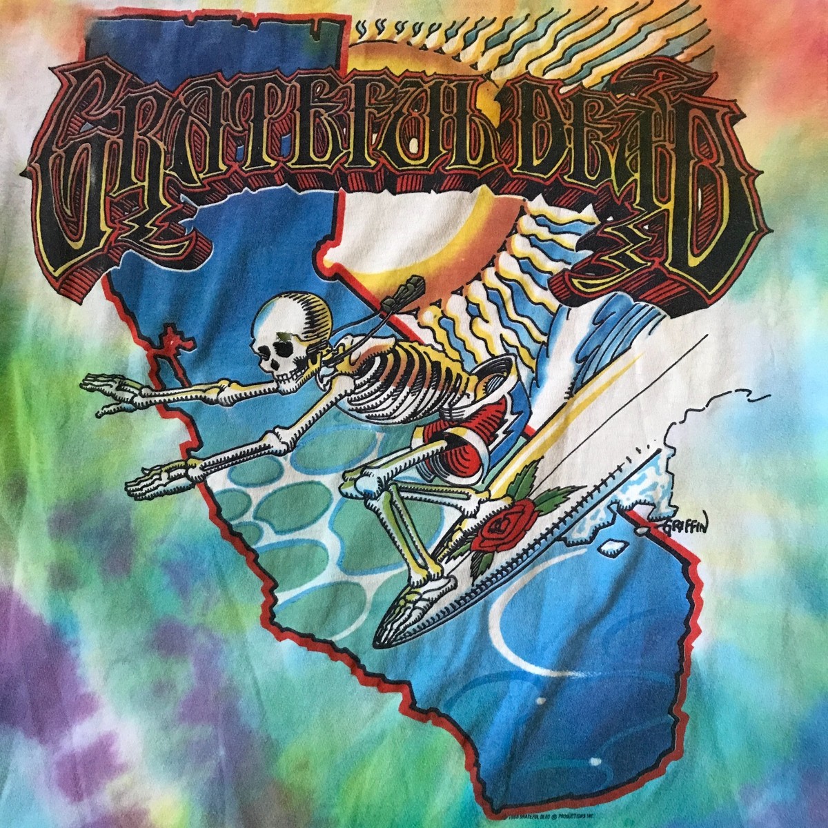 グレイトフルデッド ロックT Vintage 1986 Rick Griffin グレイトフルデッド ロックT Vintage 1986 Rick Griffin Grateful Dead