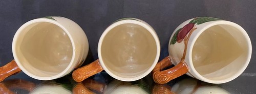 Franciscan..Apple...Set of (5) GrandMugs..Nice Set..No Issues..4.25"..BUY IT NOW - Picture 8 of 8