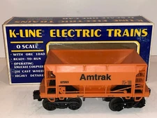 K-Line K67263 Amtrak Ore Car-Near Mint in  Box