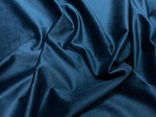 tissu Velours de polyester bleu nuit