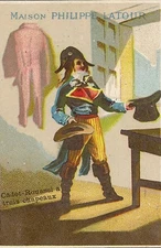 CHROMO MAISON PHILIPPE LATOUR SHOES CADET ROUSSEL WITH THREE HATS