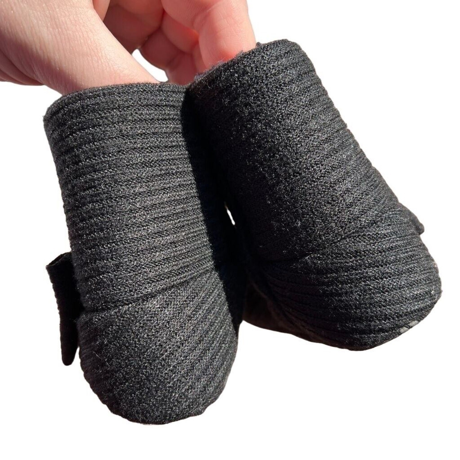 SAOLA myggpp Stivaletti Neonato Neonato con Fiocco Nero Suola Morbida Foderati in Pile