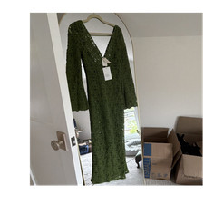 Beautiful  Significant Other  Green Crochet D...