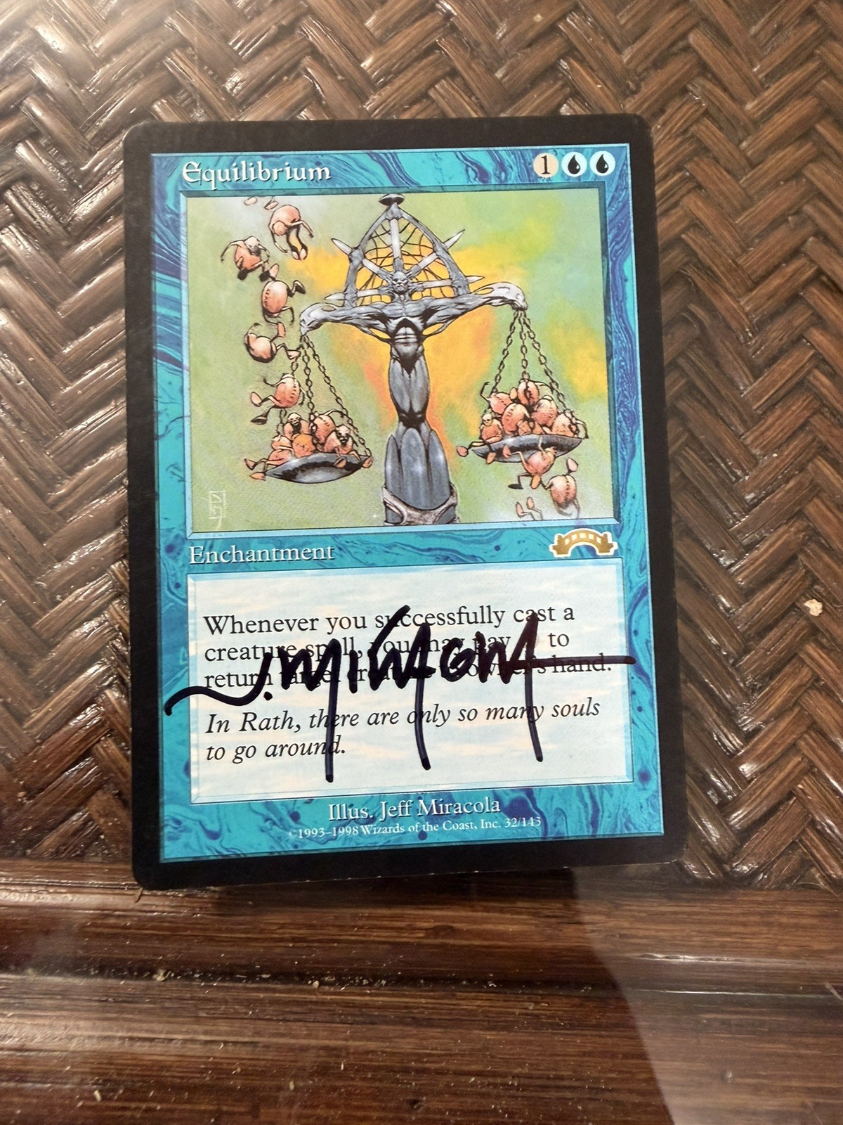 mtg. Equilibrium. Exodus. Signed. Played.
