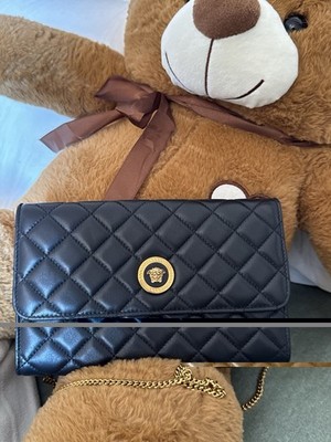 Versace Quilted Clutch Bag