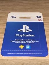Image of Sony PlayStation £50 Gift Card (New Sealed) - PS4/PS5