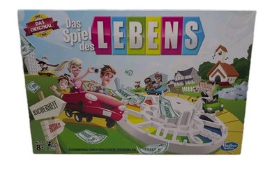 Spiel des Lebens Hasbro 2015 Brettspiel Familienspiel Vollständig Klassiker