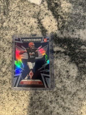 2025 Panini Phoenix - Shadeur Sanders RC Thunderbirds Silver Prizm 