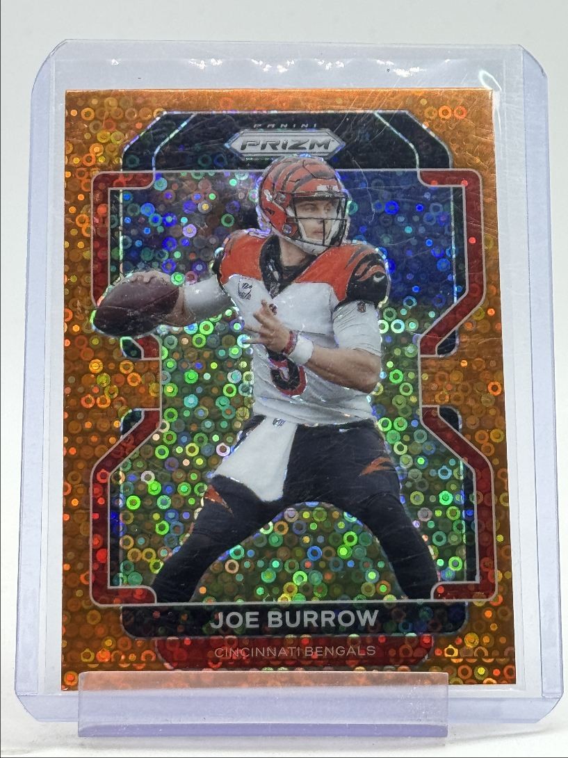 JOE BURROW 2021 PANINI PRIZM FOOTBALL DISCO BENGALS #273 Q2171