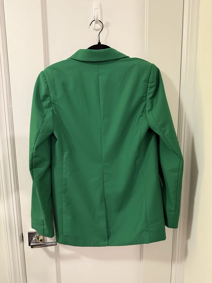 Blazer Largo Bardot X REVOLVE Sandie Talla 4 Color Verde “Helecho” Foto 2 de 4