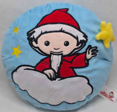 Heunec Unser Sandmännchen Plush Cushion Pillow 25cm Clouds Stars Blue 644076 Ger
