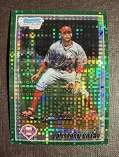 2010 Bowman Chrome #BCP160 Jonathan Villar 1st RC Green X-Fractor Parallel