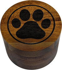 Small Pet Urns for Dog Ashes Keepsake Urns for Pet/Dog/Cat Ashes Dog Paw Engrave