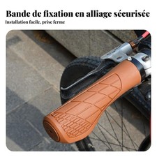 2 Pièces Poignée VTT Antidérapante Antidérapant Poignées de VTT Antidérapantes