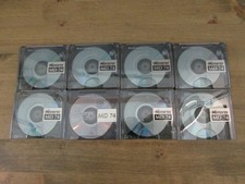 Lot of 8 Maxell MD 74 MiniDiscs Gently Used Mini Discs w/ Cases