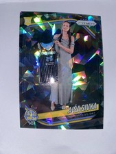 2025 Panini Prizm WNBA Ajsa Sivka Silver Cracked Ice Rookie Chicago Sky #85 RC