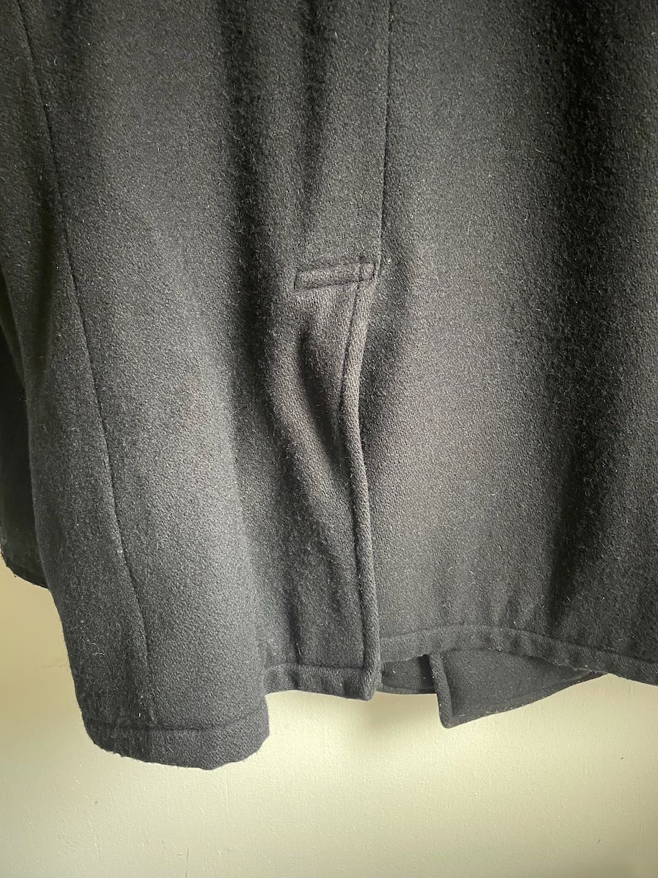 Vtg L.L.Bean Men Navy Coat Sterlingwear of Boston Anchor Collection Tall XL USA