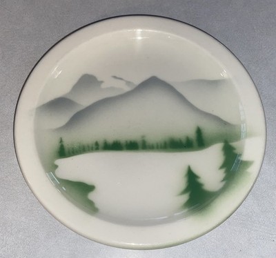  Great Northern Railroad Speisewagen China Glory of the West 6 3/8'' runde Platte