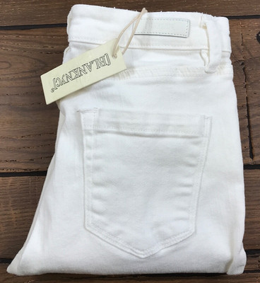 BlankNYC The Great Jones High Rise Jeans Womens 25 White Stretch Skinny New