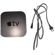 Apple TV (4th Generation) HD Media Streamer- A1625 - with cord- No Remote