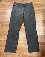 Carhartt Relaxed Fit Work Pants 32x30 Gray Utility Canvas Durable