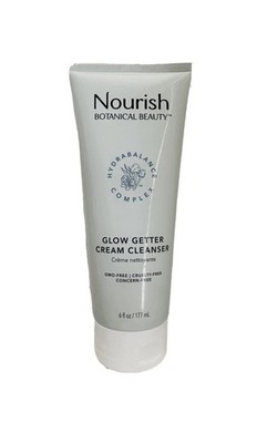 Nourish Botanical Beauty Glow Getter Cream Cleanser Hydrabalance Complex 6oz-NEW