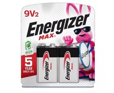 Baterías Energizer Max 9V - Batería alcalina 2pk