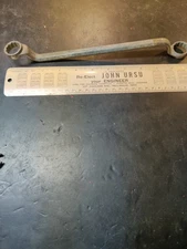 Vintage Super Quality 733 Double Box End Offset Wrench 3/4 x 25/32 USA!!!!!