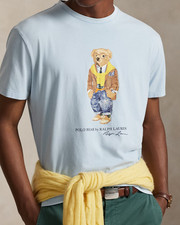 Polo Ralph Lauren Men's Classic Fit Polo Bear Jersey T-shirt size M Blue