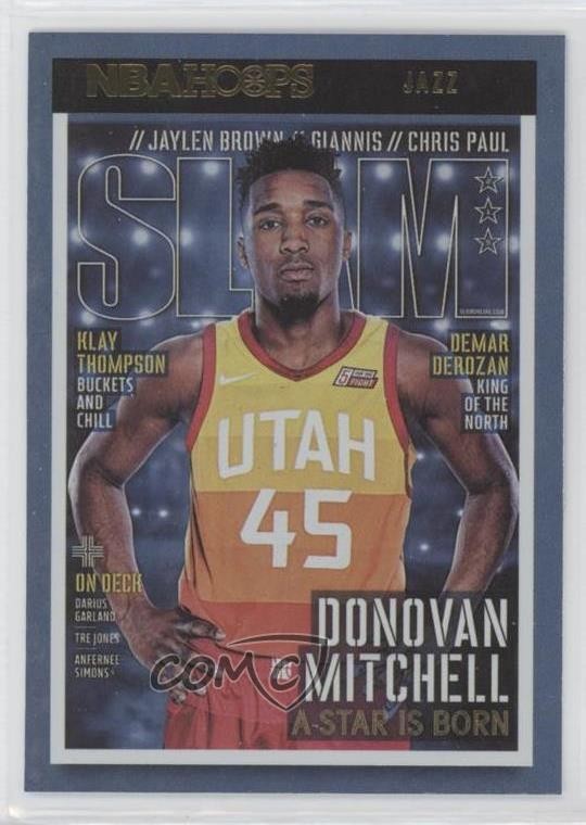 2021-22 Panini NBA Hoops Slam Holo Donovan Mitchell #SLAM#215 04dh
