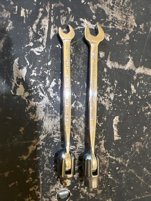 Bonney USA Flex Head Saltus Wrenches RARE Small 6 Point 1108FH 1/4 1110FH 5/16