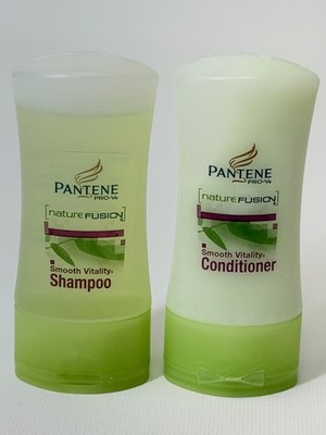 Pantene Pro-V Nature Fusion Smooth Vitality Shampoo Conditioner Hotel Set