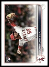 Oliver Ortega Rookie 2022 Topps Los Angeles Angels #554